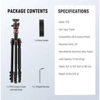 NEEWER TP16 1.8m Aluminium Tripod with Adjustable Center Column
