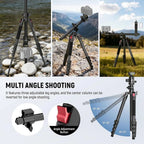 NEEWER TP66 1.6m Aluminium Horizontal Tripod for Dual Camera