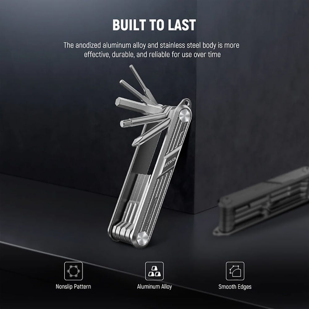 NEEWER UA048B 10 in 1 Screwdriver Tool Set - Black