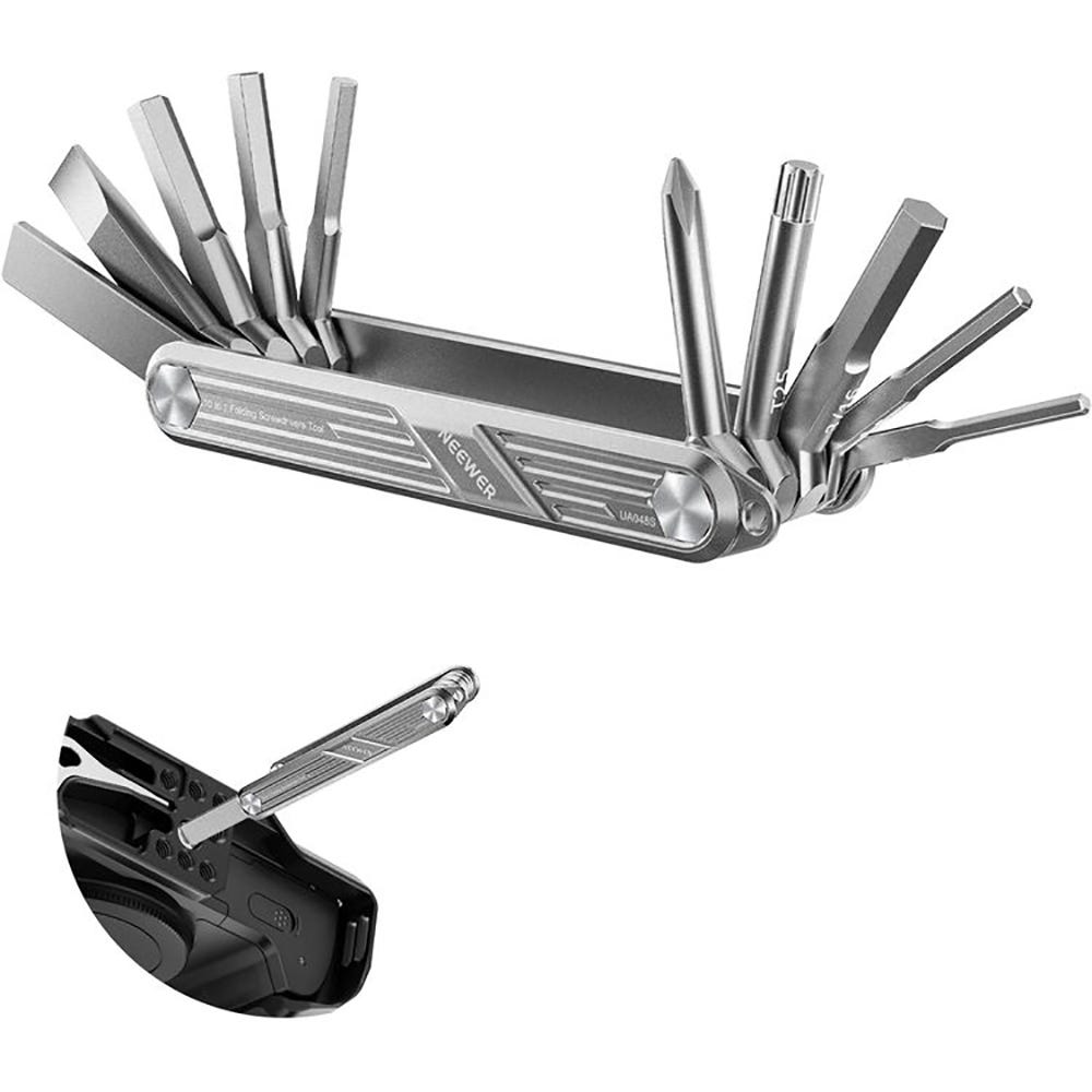 NEEWER UA048B 10 in 1 Screwdriver Tool Set - Black