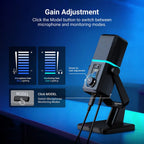 NEEWER UM02 RGB USB-C Microphone for Gaming