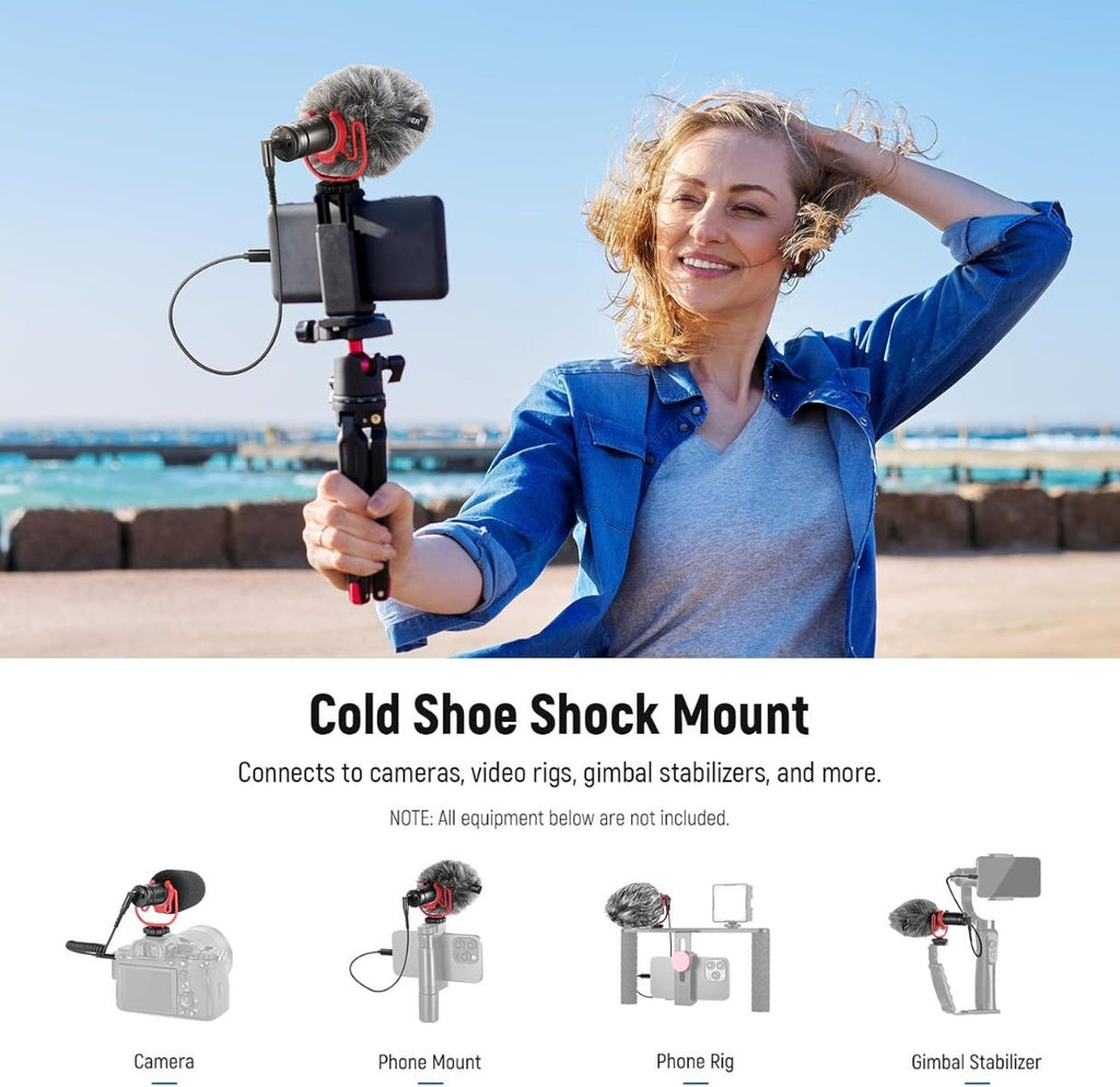NEEWER VM11 Mini Supercardioid Microphone with TRRS Cable