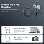 NEEWER VM11 Mini Supercardioid Microphone with TRRS Cable