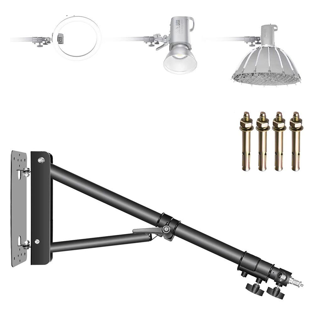 NEEWER Wall Mounting Triangle Boom Arm
