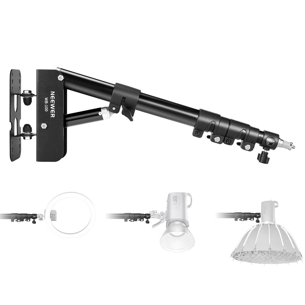 NEEWER WB-100 115cm Adustable Wall Mount Boom Arm