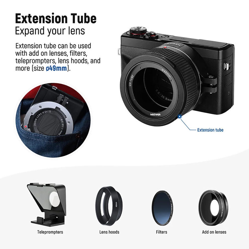 NEEWER Wide Angle Lens for Canon G7X III