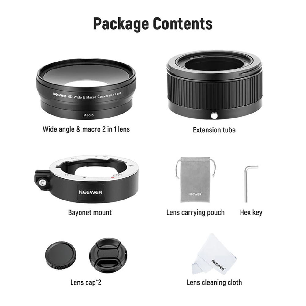 NEEWER Wide Angle Lens for Canon G7X III