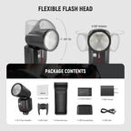 NEEWER Z2-S TTL Round Head Flash Speedlite with Lithium Battery - Sony