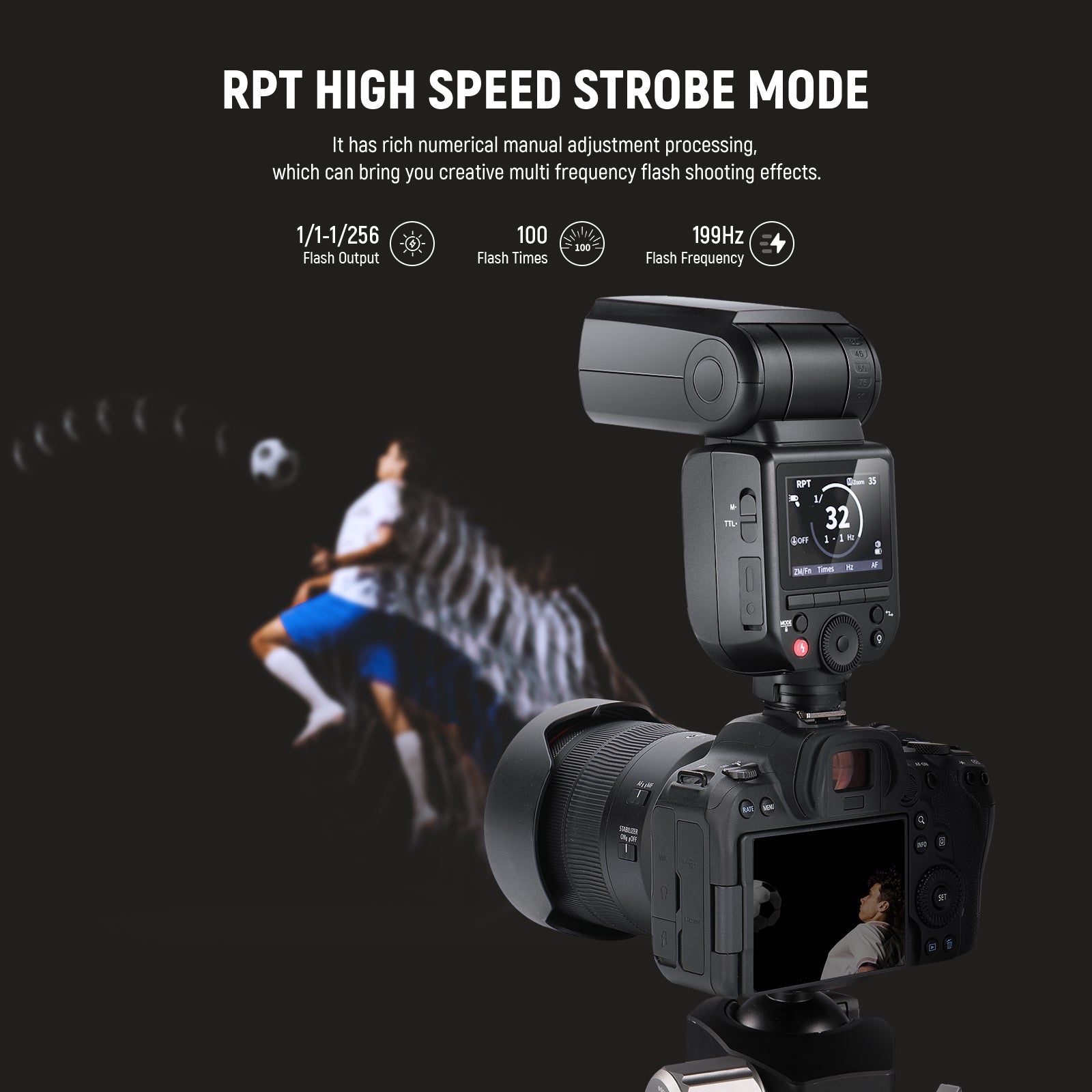 NEEWER Z880-S TTL Camera Flash with Lithium Battery - Sony