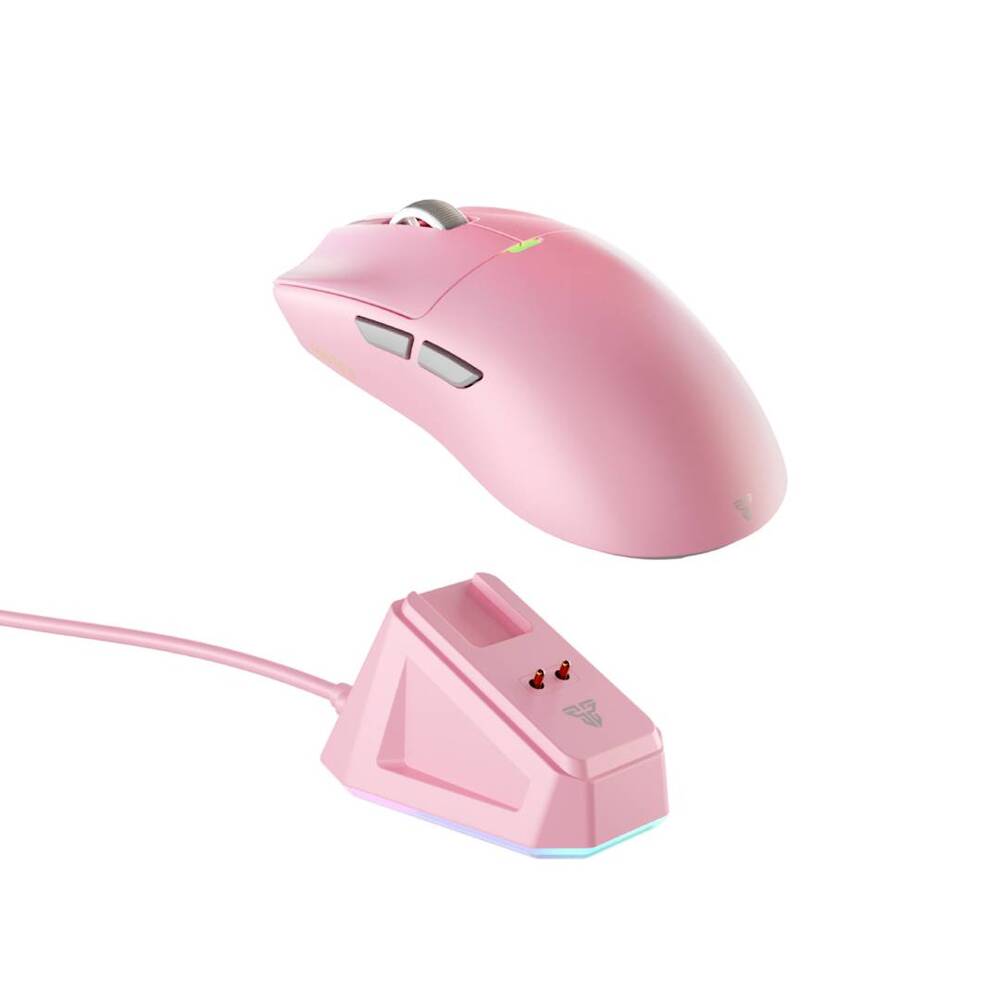Fantech TANTO S Tri-Mode 8K Wireless Gaming Mouse with RGB Charging Dock (Pink)