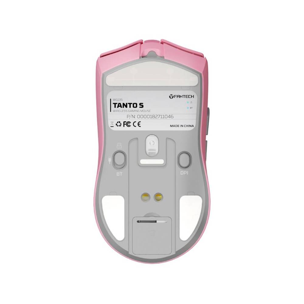 Fantech TANTO S Tri-Mode 8K Wireless Gaming Mouse with RGB Charging Dock (Pink)