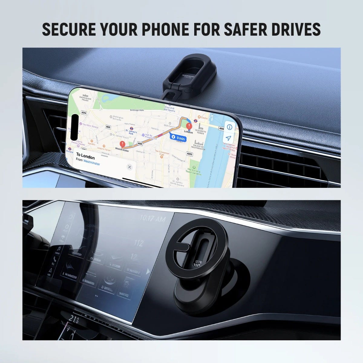 NEEWER PA-118 Magnetic Phone Holder for Car