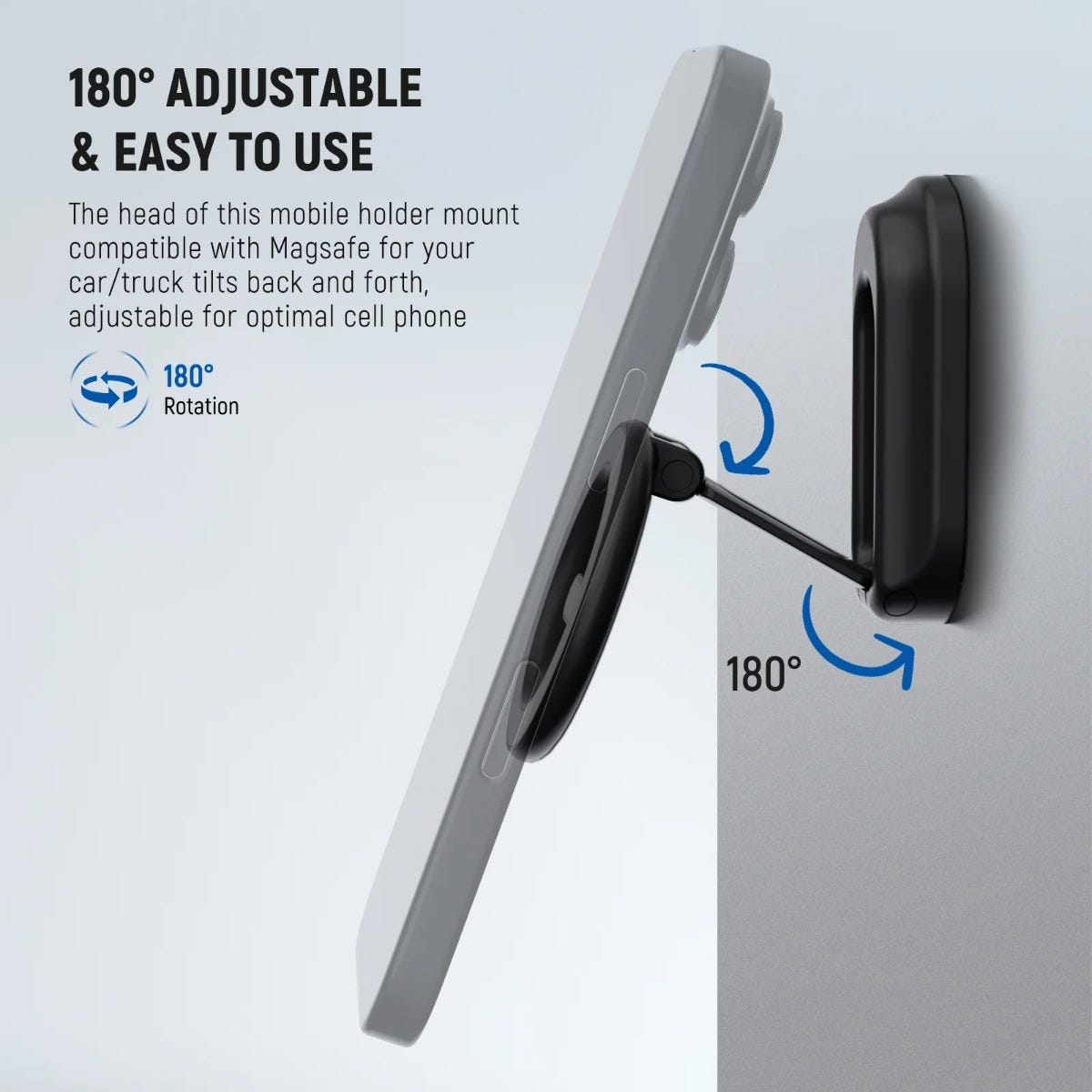 NEEWER PA-118 Magnetic Phone Holder for Car