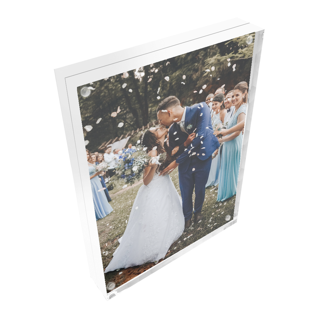 6x8" Acrylic Photo Frame with Print