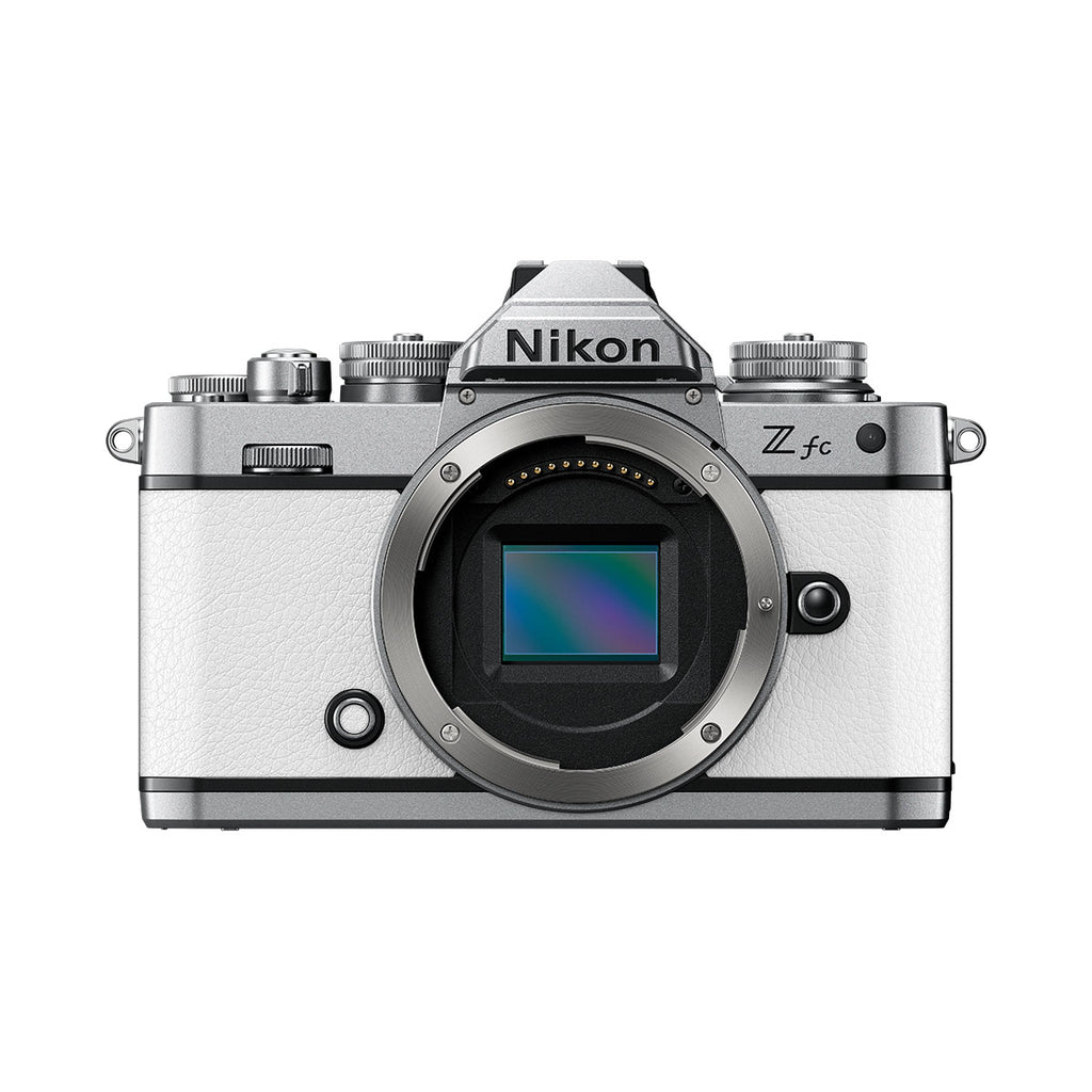 Nikon Z fc White with Nikkor Z 16-50mm VR and Z 50-250mm VR Lens