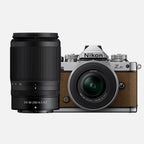 Nikon Z fc Walnut Brown with Nikkor Z 16-50mm VR and Z 50-250mm VR Lens