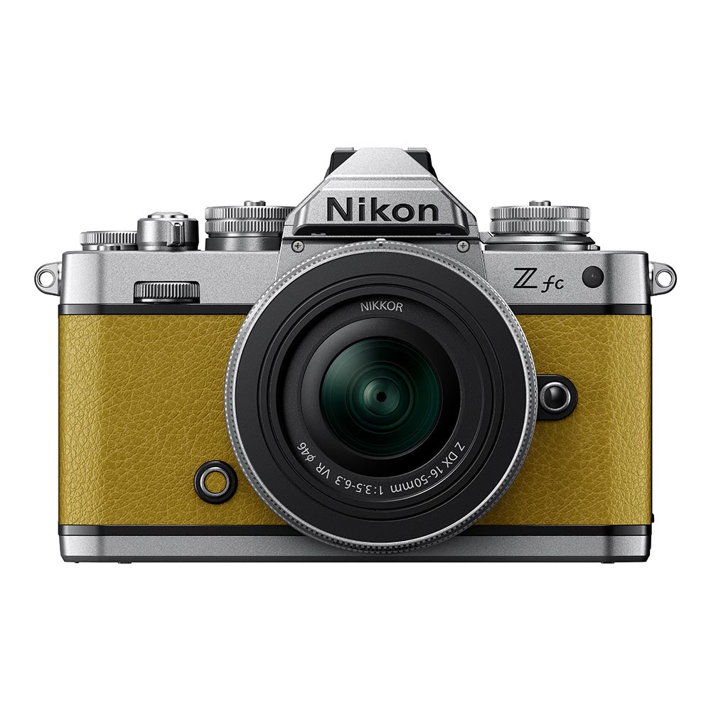 Nikon Z fc Mustard Yellow with Nikkor Z DX 16-50mm VR SL