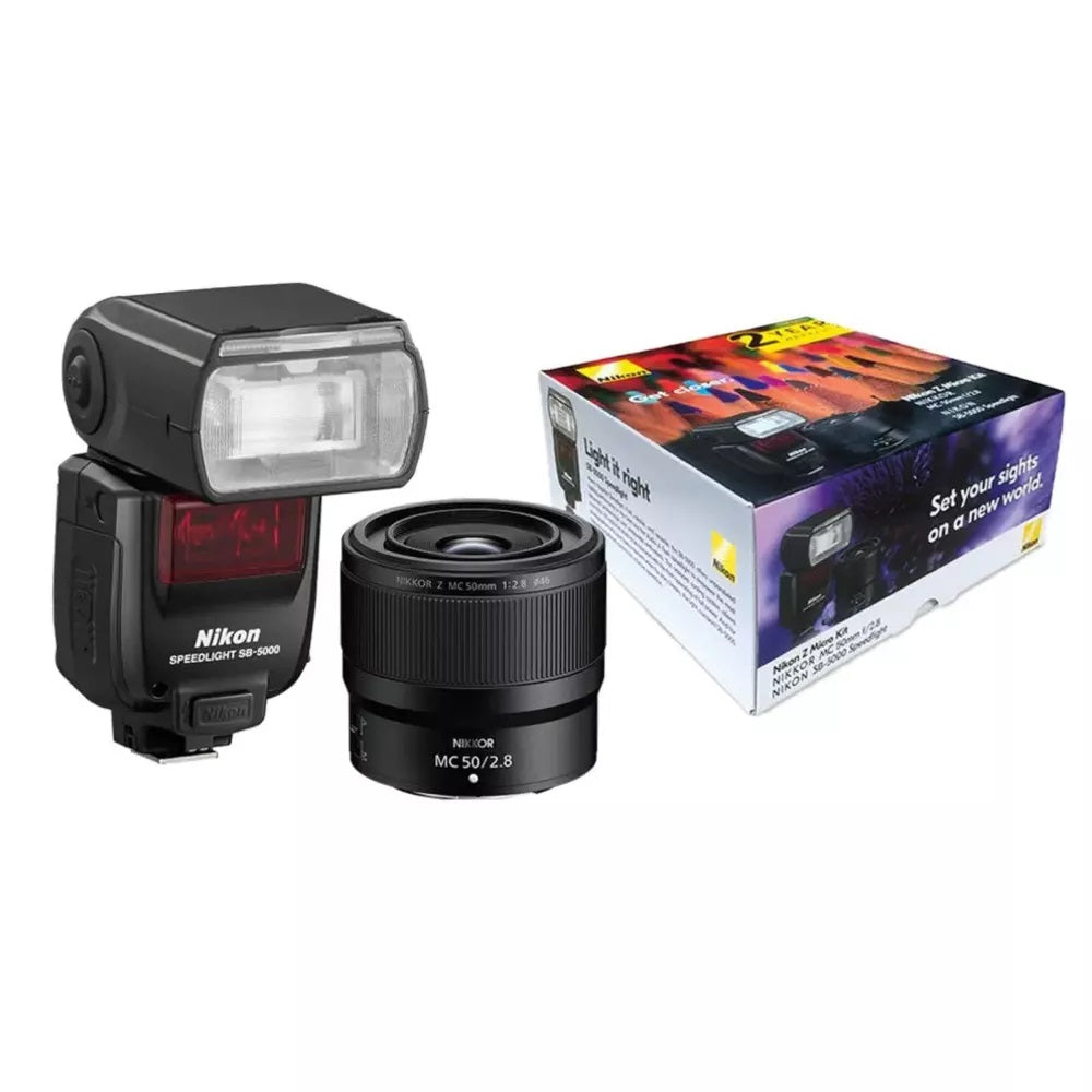 Nikon Z Macro Pack Z 50mm f2.8 Macro Lens + SB-5000 Speedlight