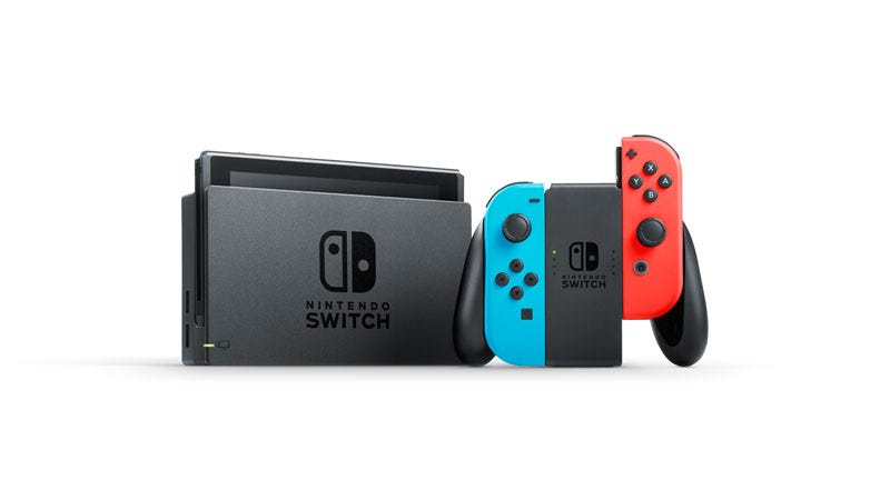Nintendo Switch Console Neon Red/Blue