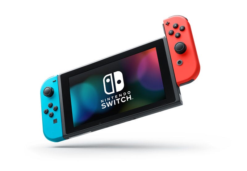 Nintendo Switch Console Neon Red/Blue
