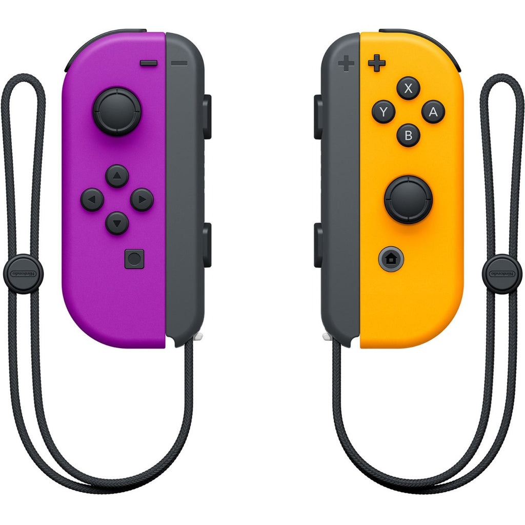 Nintendo Switch Joy-Con Neon Purple and Neon Orange Pair