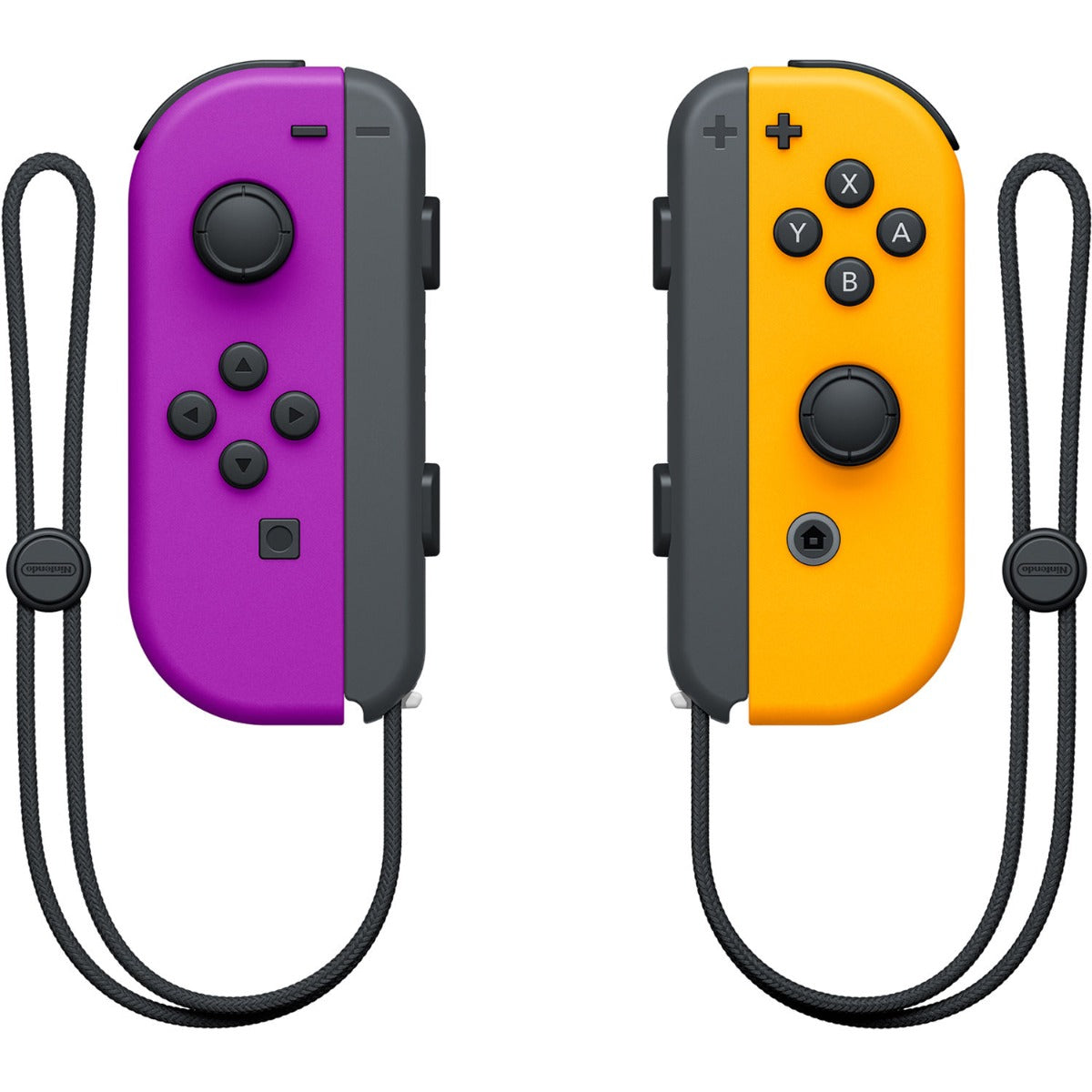 Nintendo Switch Joy-Con Neon Purple and Neon Orange Pair
