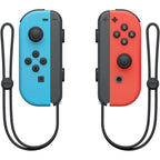 Nintendo Switch Joy Con Neon Red and Blue Controller Pair