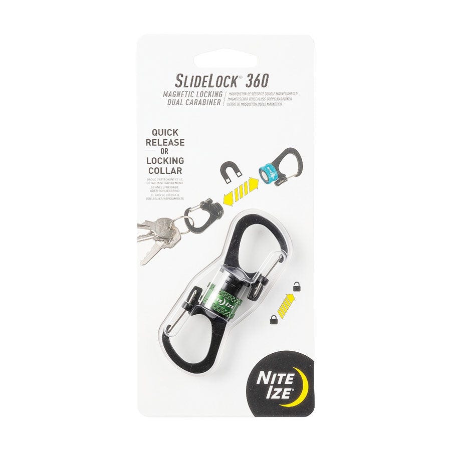 Nite Ize SlideLock 360 Locking Carabiner - Olive