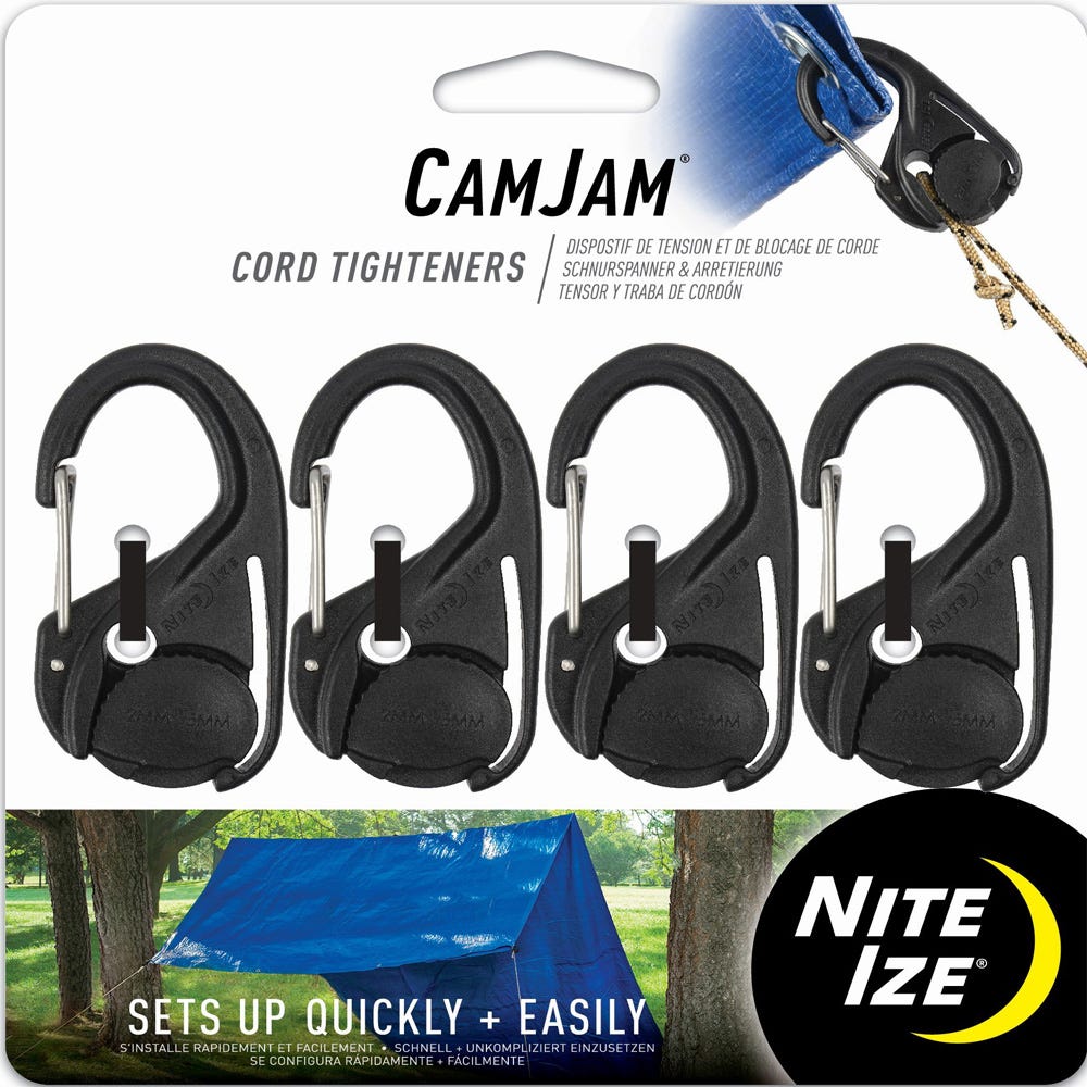 Nite Ize CamJam Cord Tightener - 4 Pack