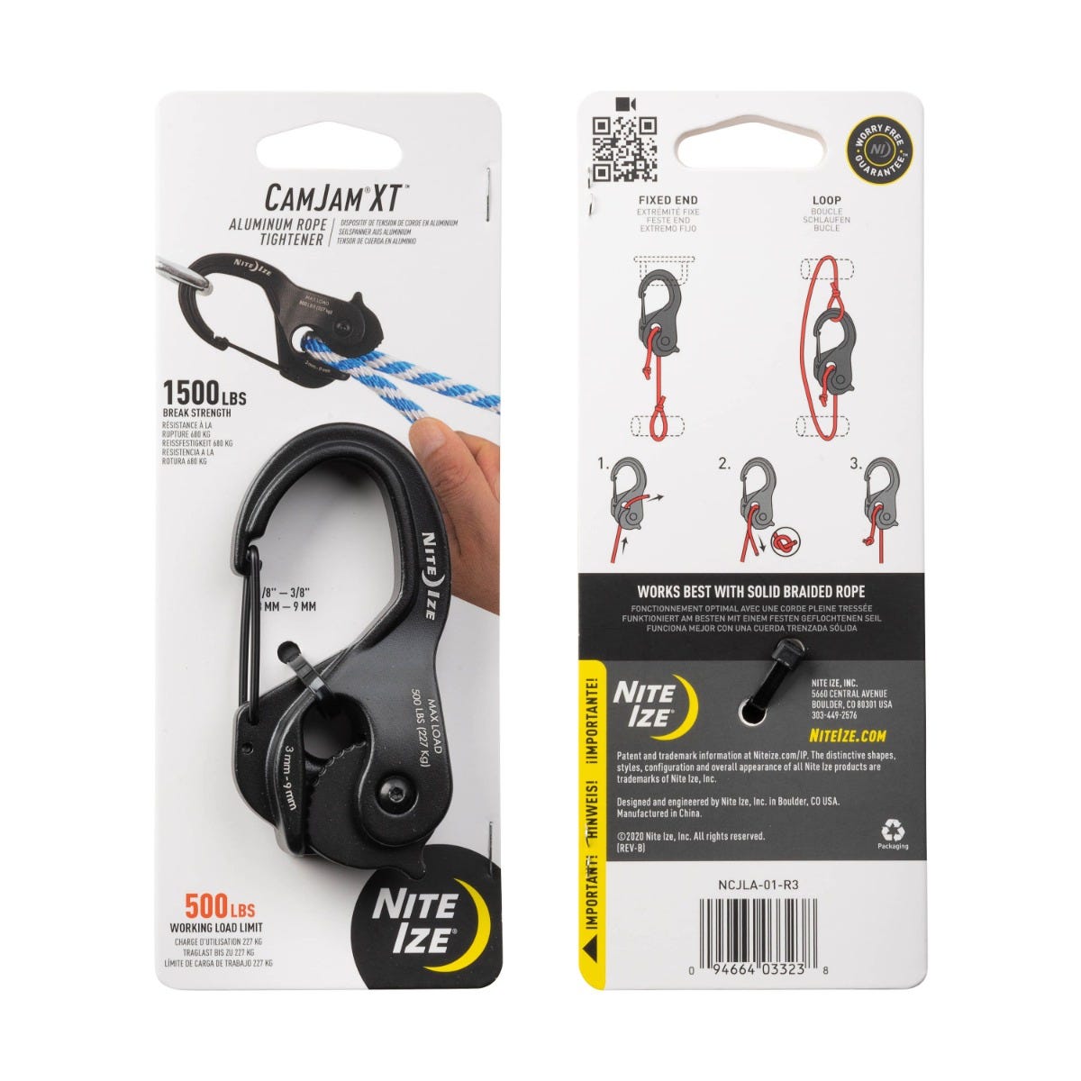 Nite Ize CamJam XT Aluminium Cord Tightener - Large