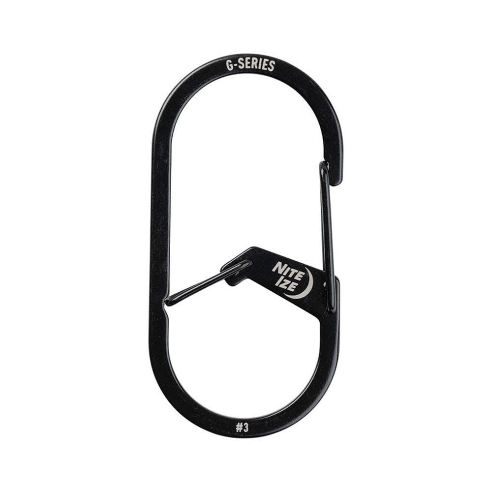 Nite Ize G-Series Dual Chamber Carabiner #3 - Black