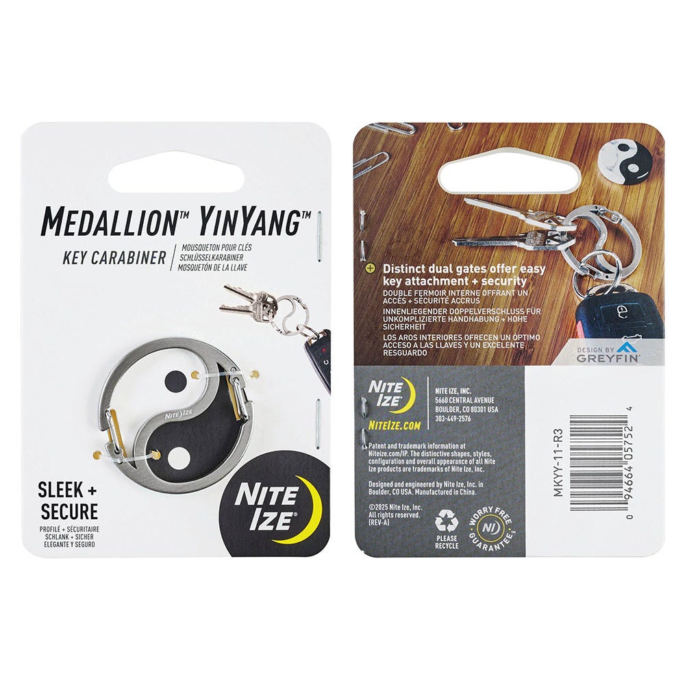 Nite Ize Medallion Yinyang Key Carabiner