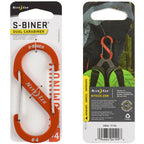 Nite Ize S-Biner Dual Carabiner Aluminium #4 - Orange
