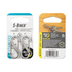 Nite Ize S-Biner Dual Carabiner Stainless Steel #1 - Stainless - 2 Pack