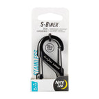 Nite Ize S-Biner Dual Carabiner Stainless Steel #3 - Black and Stainless - 3 Pack