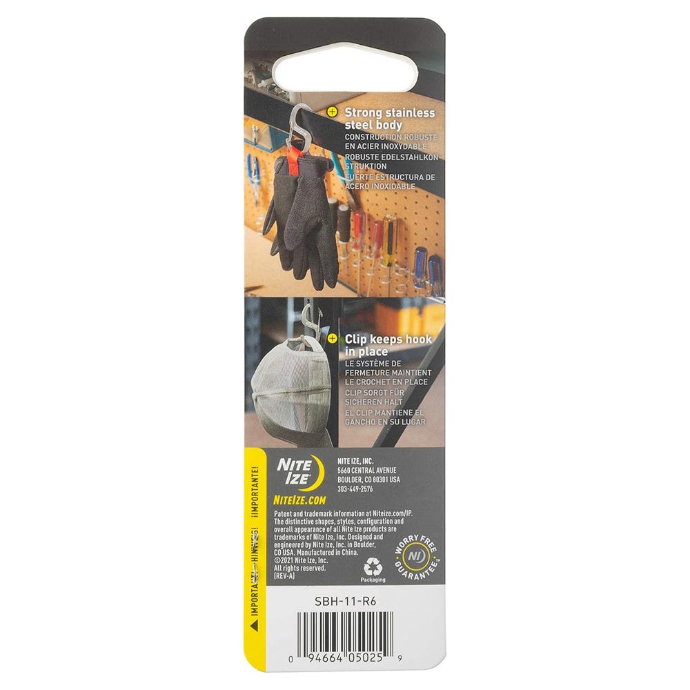 Nite Ize S-Biner Hook 'N Hold S-Hook