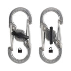 Nite Ize S-Biner MicroLock Stainless Steel - Stainless - 2 Pack