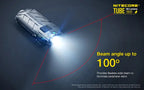 Nitecore 55 Lumen Tube Key Ring Torch - Blue