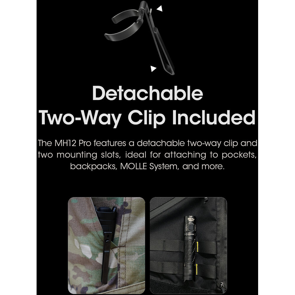 Nitecore MH12 Pro Rechargeable LED Flashlight