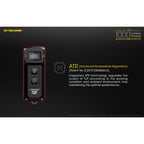 NITECORE TUP GREY1000 LUMENS Key Ring Torch