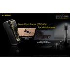 NITECORE TUP GREY1000 LUMENS Key Ring Torch