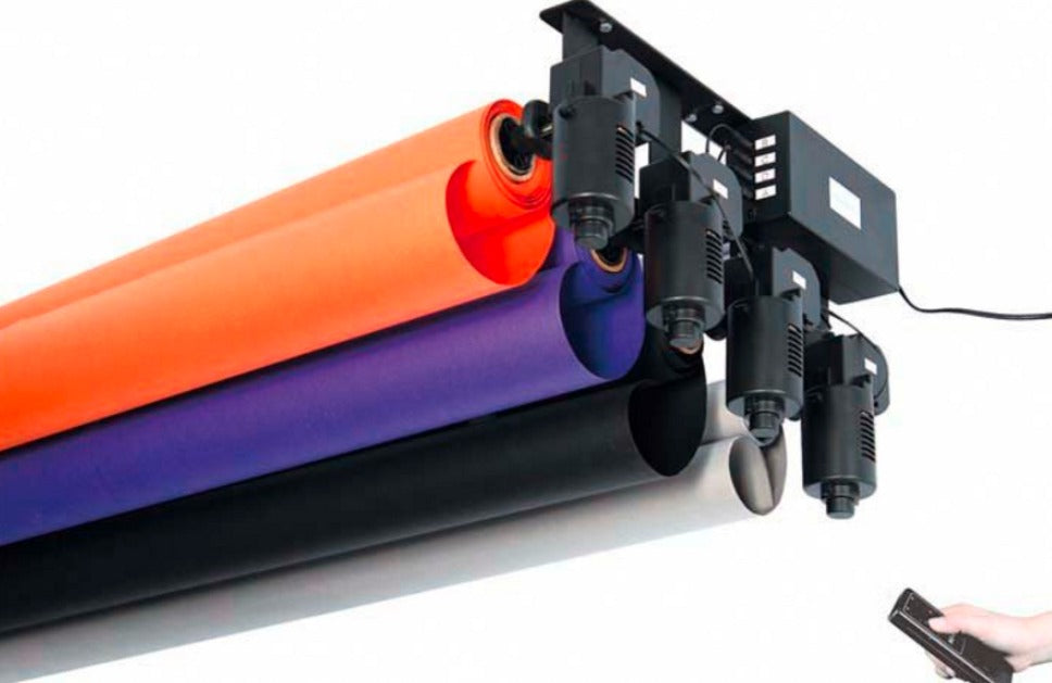 Nanlite Motorised Background Kit 4 Roll with Wireless Remote Control