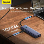 Baseus UltraJoy Series 6-Port HUB Docking Station (Space Grey)