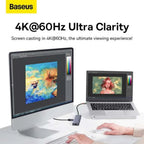 Baseus UltraJoy Series 6-Port HUB Docking Station (Space Grey)