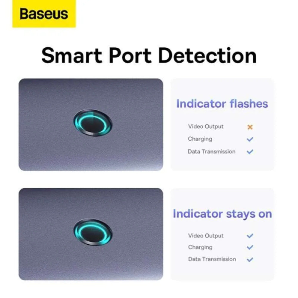 Baseus UltraJoy Series 6-Port HUB Docking Station (Space Grey)