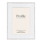Noble White Gold 4x6 Photo Frame