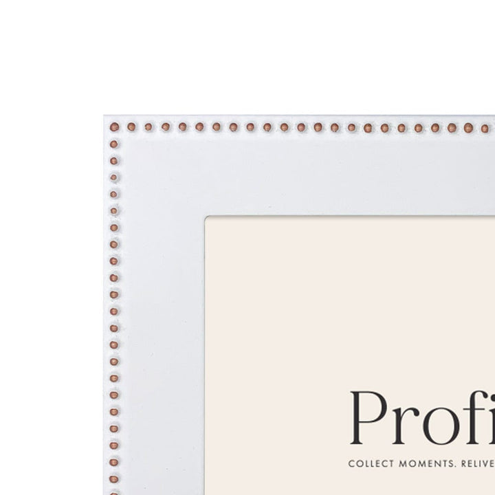 Noble White Gold 4x6 Photo Frame