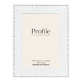 Noble White Gold 5x7 Photo Frame