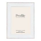 Noble White Gold 5x7 Photo Frame