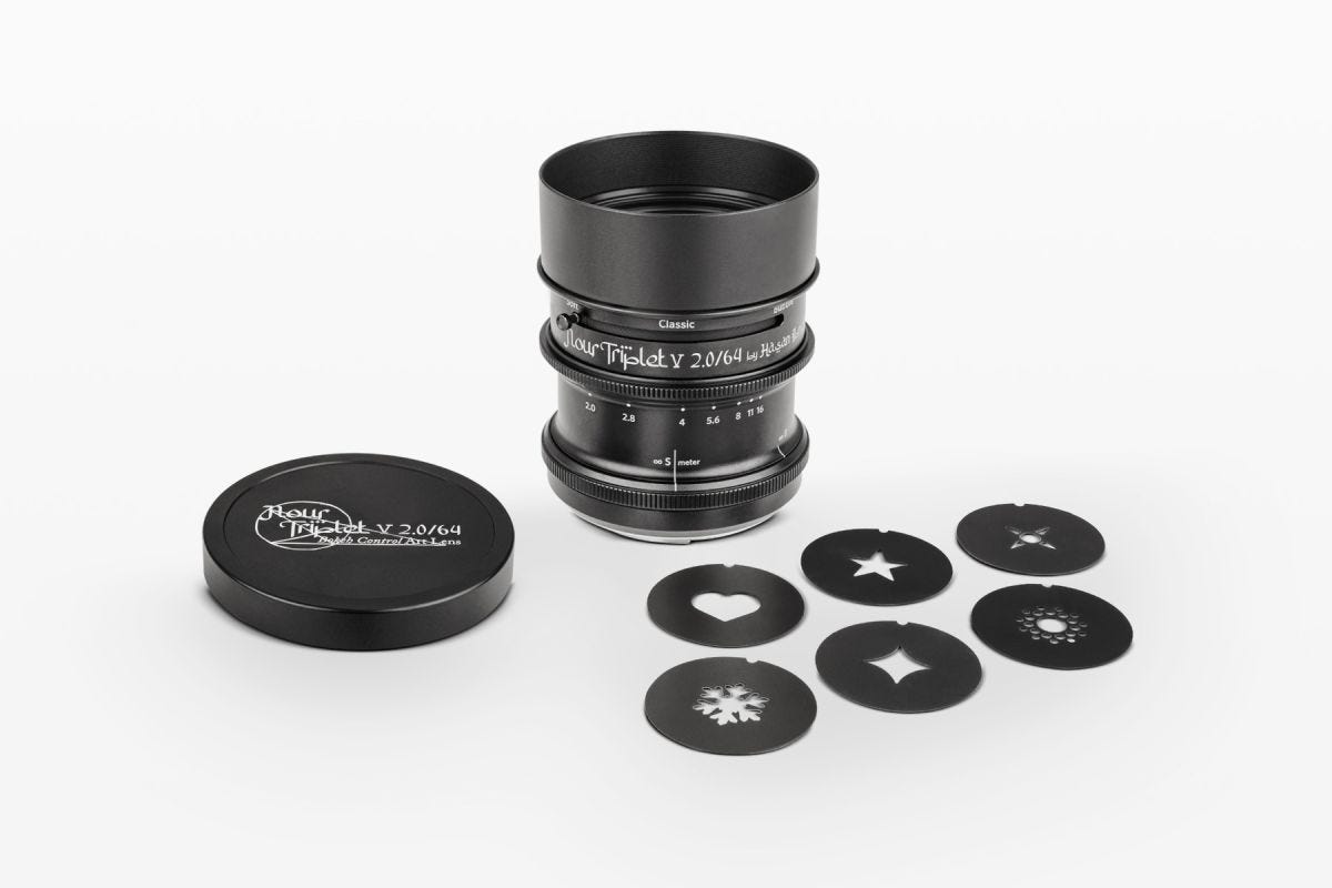 Lomography Nour triplet V 2.0/64 Bokeh Control Art Lens Black - Sony E